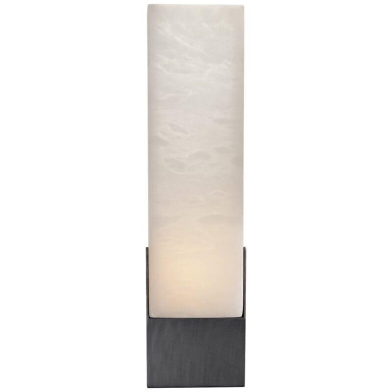 Covet Tall Box Bath Sconce in Antique-Burnished Brass
