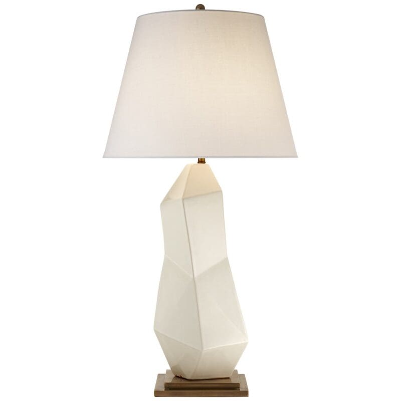 Bayliss Table Lamp in Black with Linen Shade