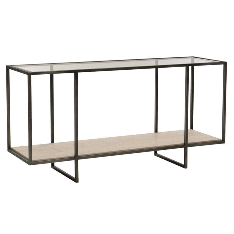 Harlow Metal Console Table - Avenue Design high end furniture in Montreal