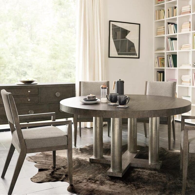 Linea Round Dining Table - Avenue Design high end furniture in Montreal