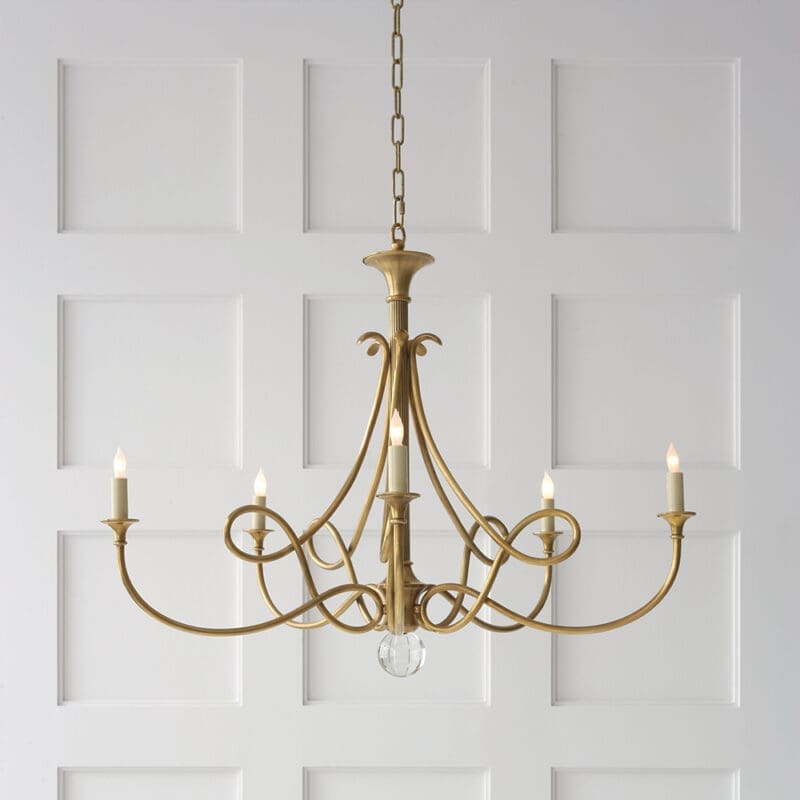 Double Twist Large Chandelier - Avenue Design high end lighting in Montreal