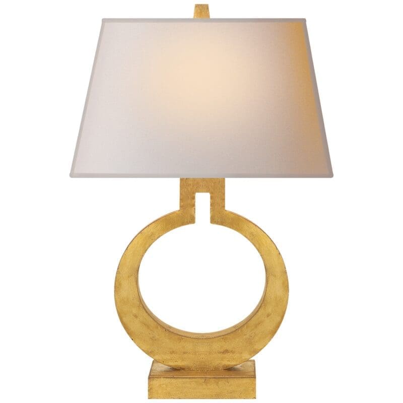 Lampe de table Ring Form avec abat-jour en papier