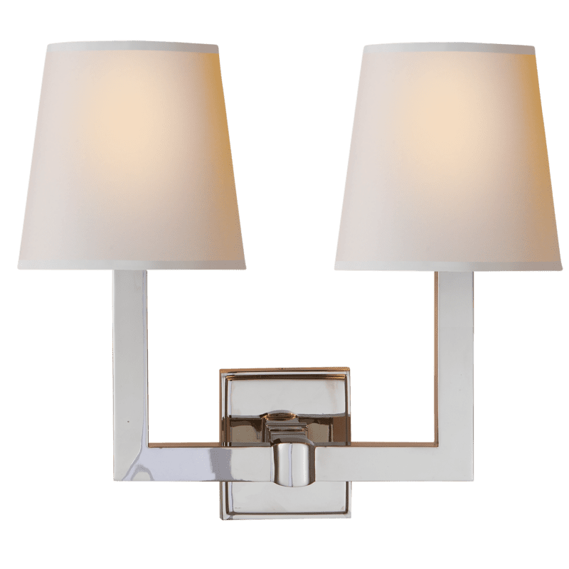 Square Tube Double Sconce