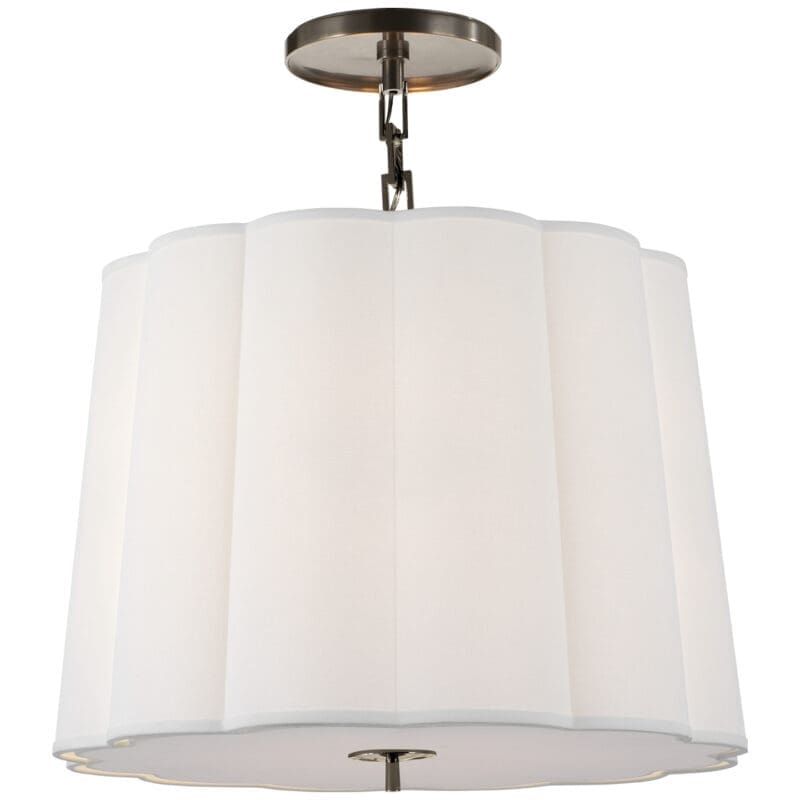 Simple Scallop Chandelier - Avenue Design high end lighting in Montreal