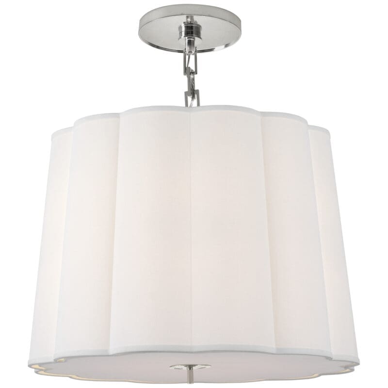 Simple Scallop Chandelier - Avenue Design high end lighting in Montreal