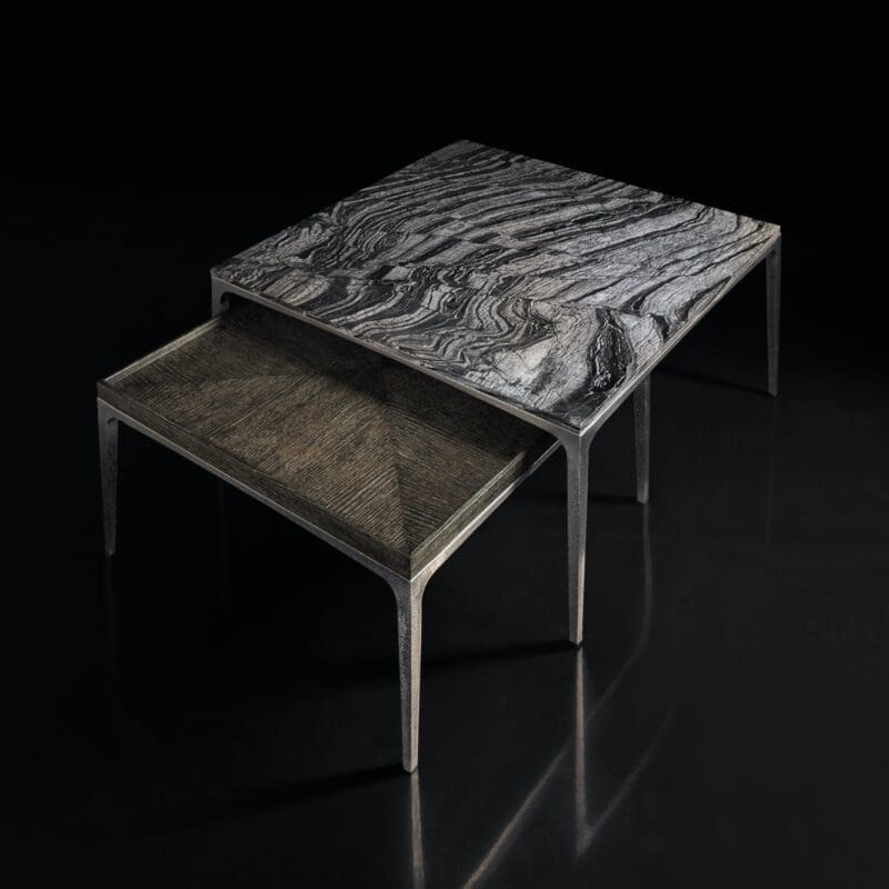 Strata Charcoal Cocktail Table