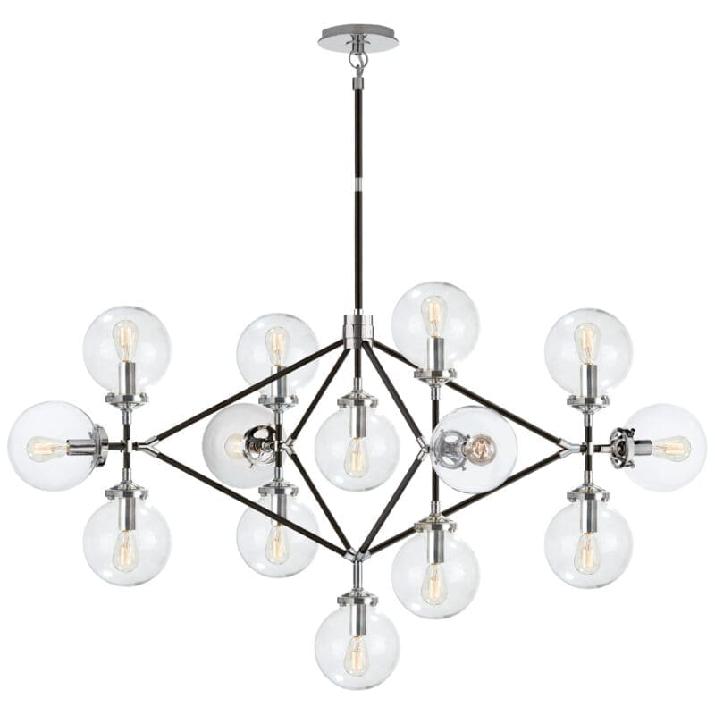Bistro Four Arm Chandelier - Avenue Design high end lighting in Montreal