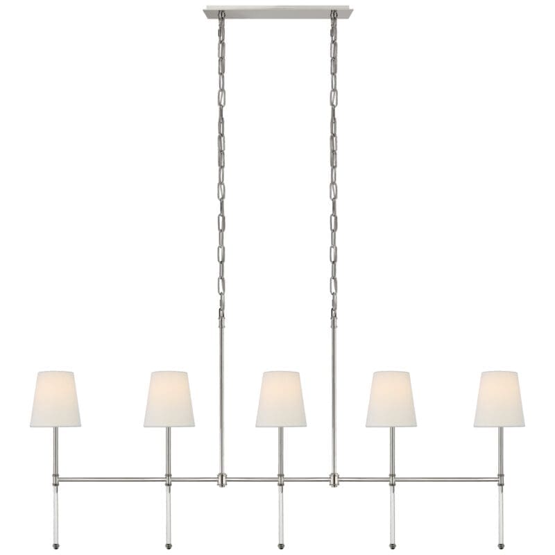 Camille Medium Linear Chandelier - Avenue Design high end lighting in Montreal