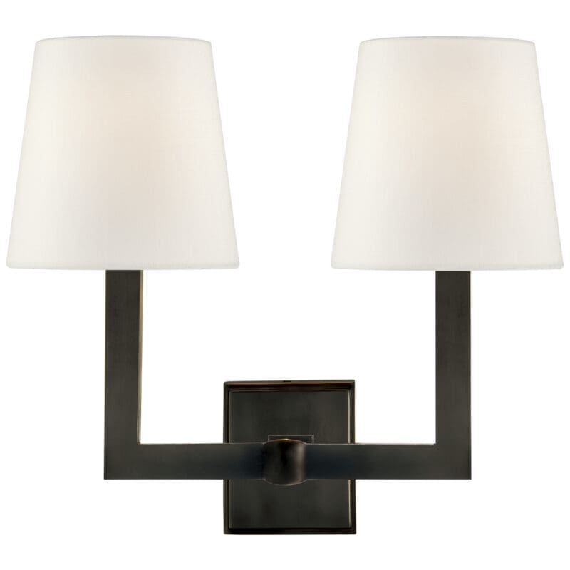 Square Tube Double Sconce - Avenue Design high end lighting in Montreal