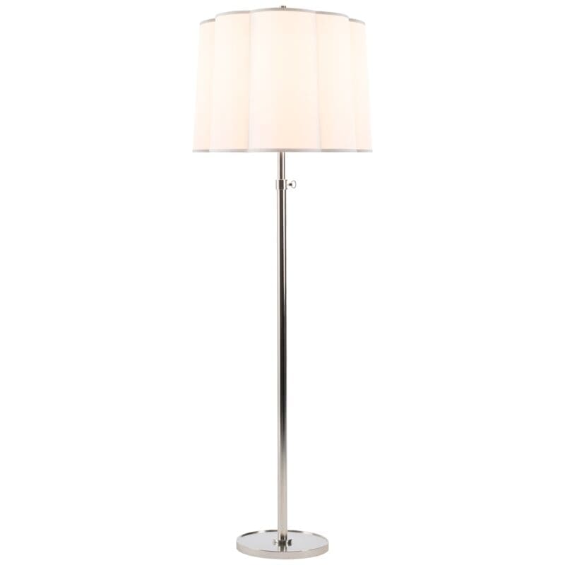 Simple Adjustable Scallop floor Lamp