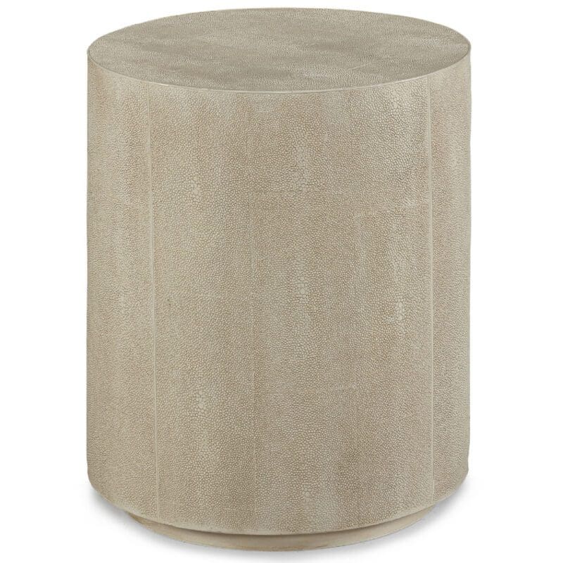 Faux Shagreen Drink Stand