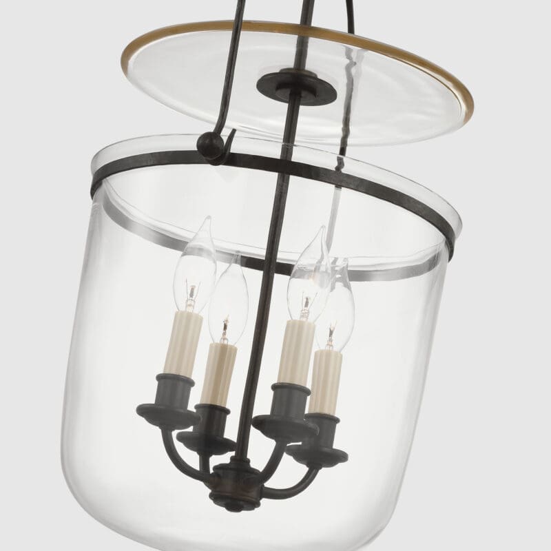Lorford Small Smoke Bell Lantern - Avenue Design high end lighting in Montreal