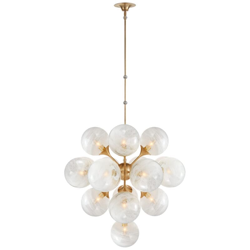 Cristol Large Tiered Chandelier - Avenue Design high end lighting in Montreal