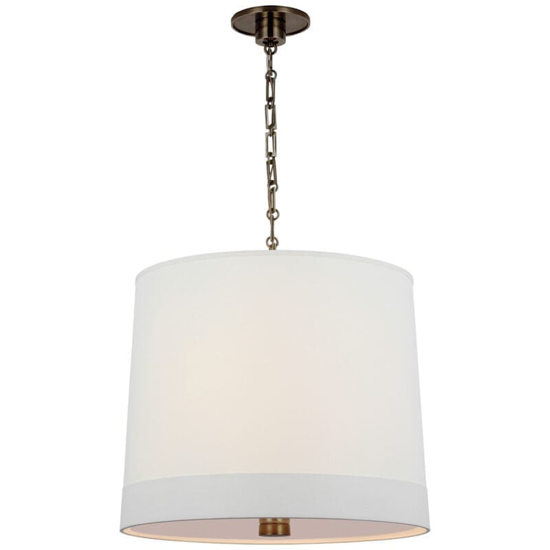 Simple Banded Hanging Shade - Avenue Design high end lighting in Montreal