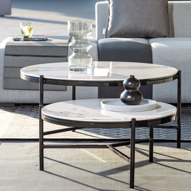 Outdoor Round Coffee Table - Avenue Design Montreal