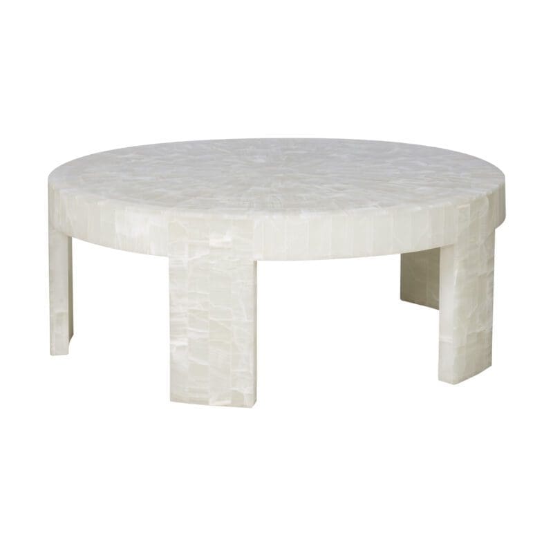 Meridian Round Cocktail Table - Avenue Design high end furniture in Montreal
