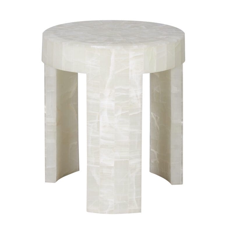 Meridian Round End Table - Avenue Design high end furniture in Montreal