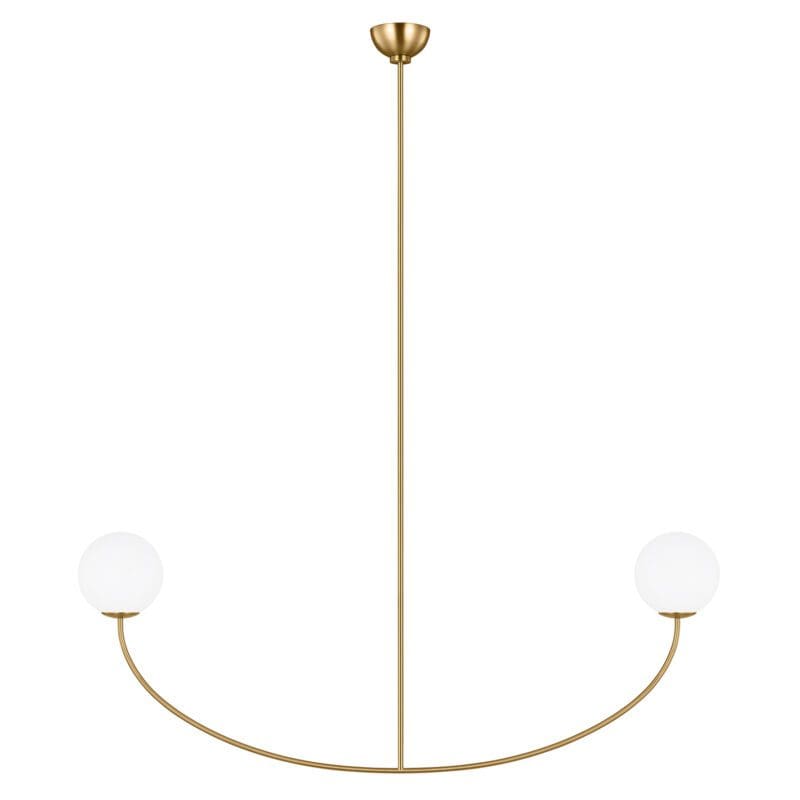 Galassia Two Light Linear Chandelier - Avenue Design high end lighting and accessories in Montreal