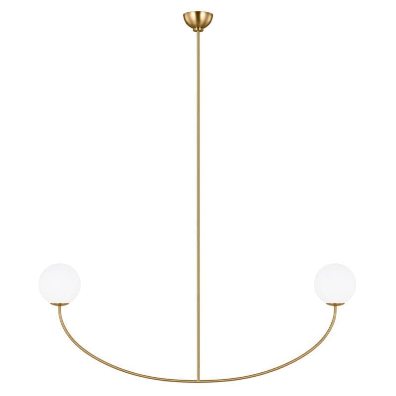 Galassia Two Light Linear Chandelier - Avenue Design high end lighting and accessories in Montreal