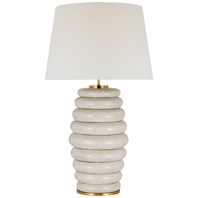 Phoebe Extra Large Stacked Table Lamp - Avenue Design high end lighting in Montreal
