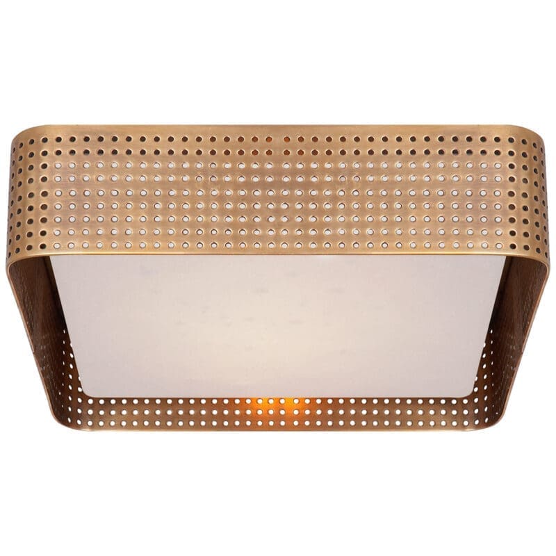 Precision Large Square Flush Mount - Avenue Design high end lighting in Montreal