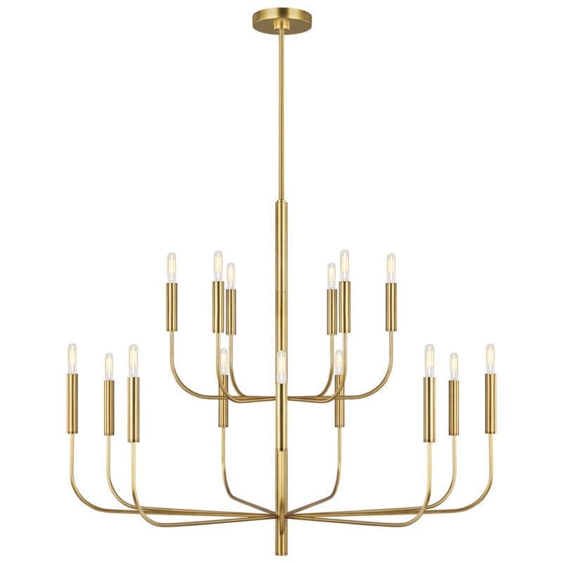 Brianna Large Two-Tier Chandelier - Avenue Design high end lighting in Montreal