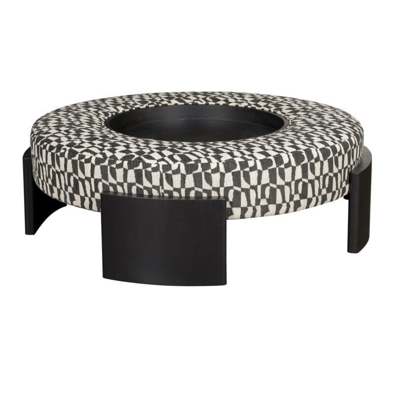 Springfield Round Ottoman with Tray - Avenue Dining high end furniture in Montreal