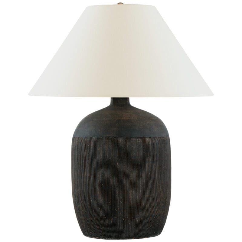 Portis 32" Combed Round Table Lamp - Avenue Design high end lighting in Montreal