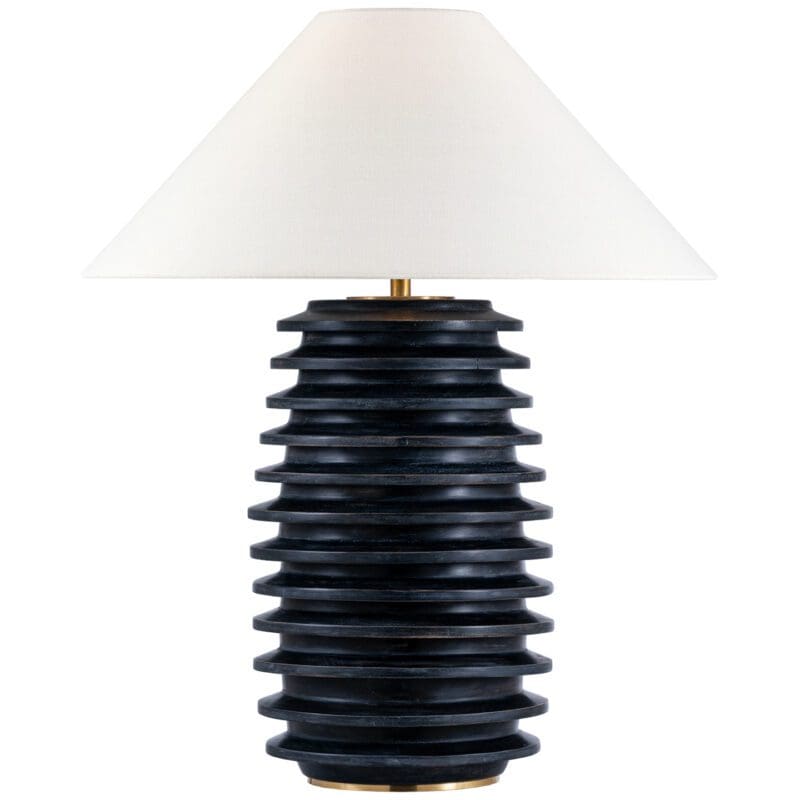 Crenelle 27" Stacked Table Lamp - Avenue Design high end lighting in Montreal