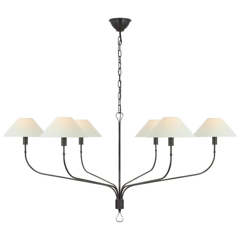 Griffin Grande Tail Chandelier - Avenue Design high end lighting in Montreal