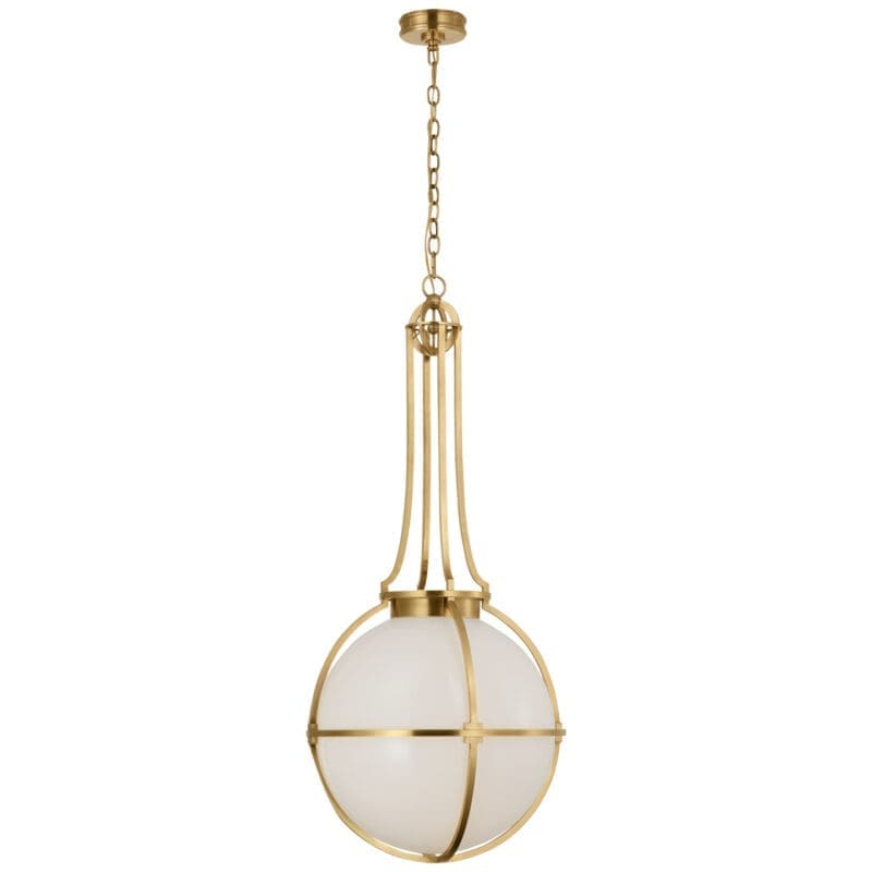 Gracie Large Captured Globe Pendant - Avenue Design high end lighting in Montreal