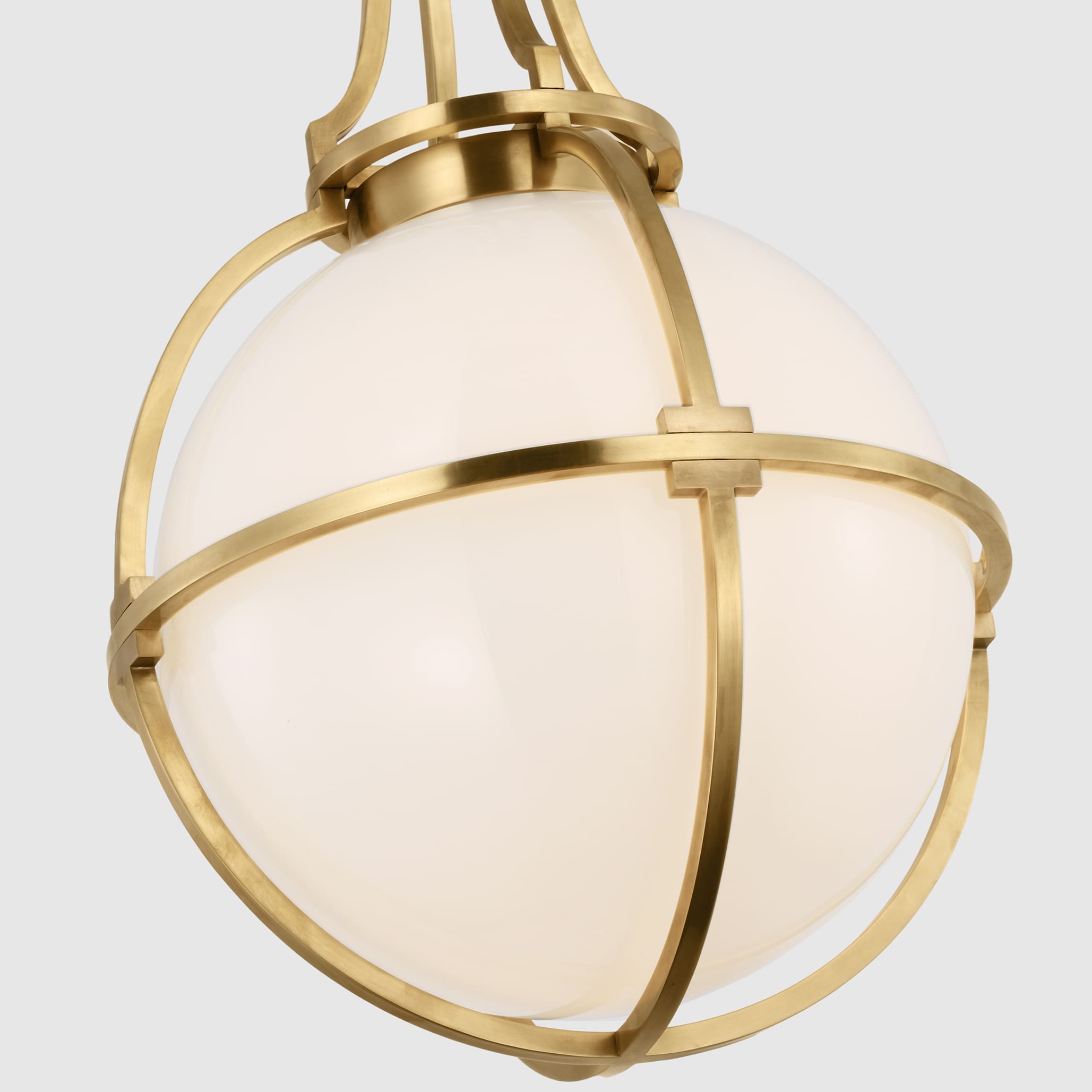 VCS_CM_CHC5483ABWG_D5 Gracie Medium Captured Globe Pendant - Avenue Design high end lighting in Montreal