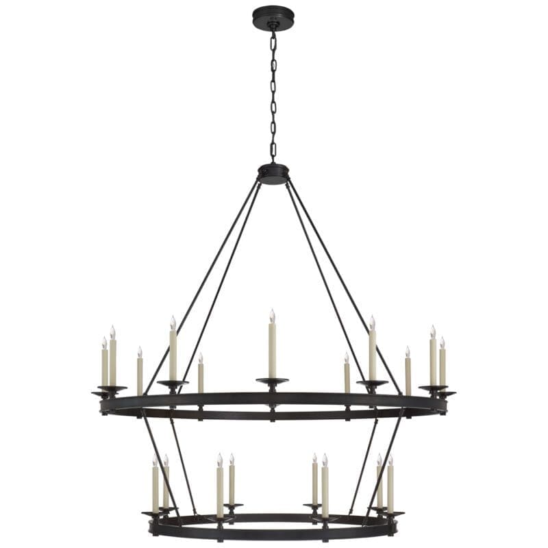 Launceton Grande Two Tiered Chandelier - Avenue Design high end lighting in Montreal