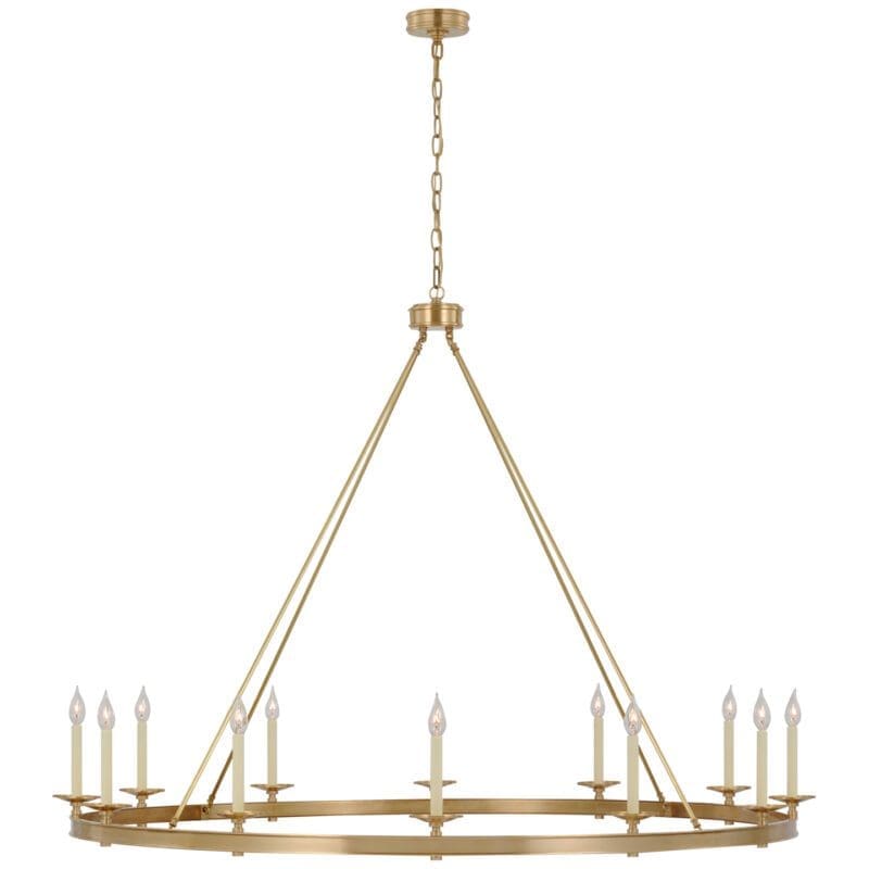 Launceton Oversized Ring Chandelier - Avenue Design high end lighting in Montreal