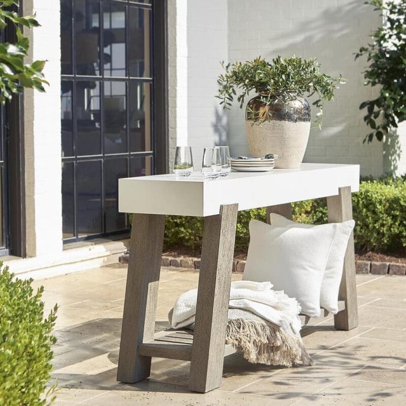 Rochelle Outdoor Console Table - Avenue Design high end outdoor furniture in Montreal