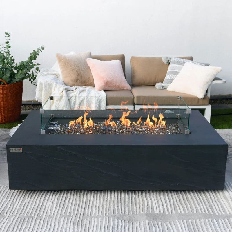 Cape Town Fire Table - Avenue Design high end outdoor furniture in Montreal