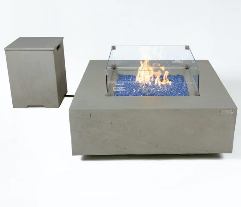 Capertee Fire Table - Avenue Design high end outdoor furniture in Montreal