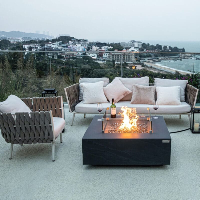 Roraima Fire Table - Avenue Design high end outdoor furniture in Montreal