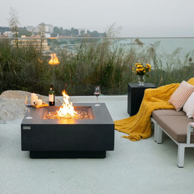 Bergen Fire Table - Avenue Design high end outdoor furniture in Montreal