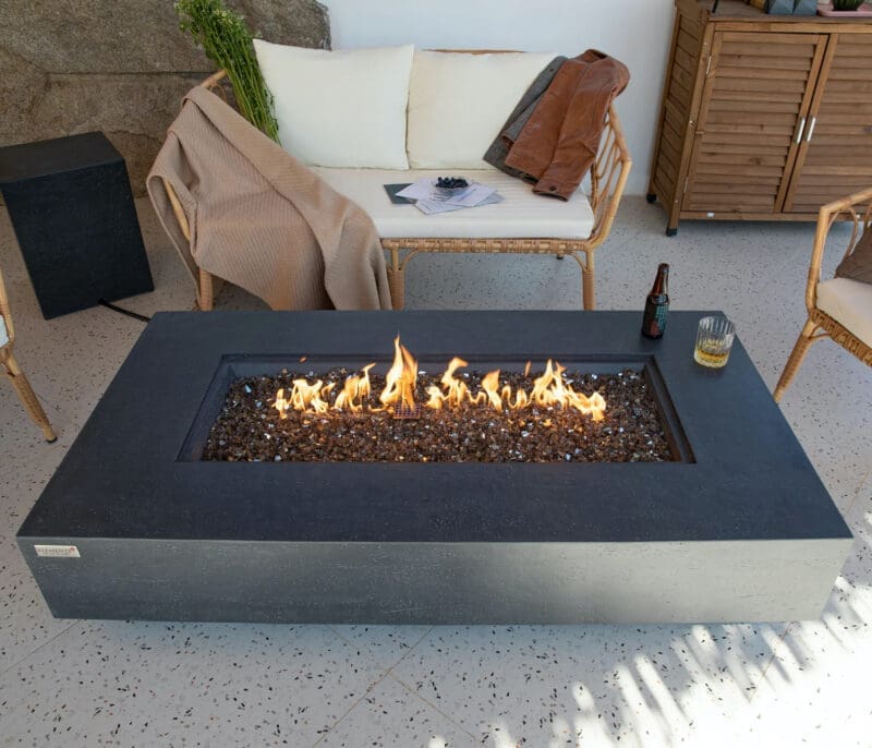 Positano Fire Table - Avenue Design high end outdoor furniture in Montreal