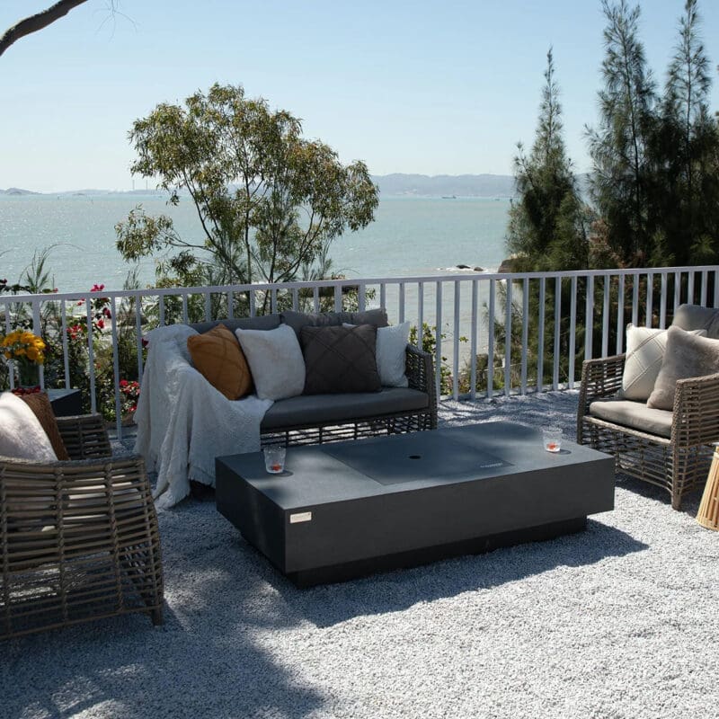 Cannes Fire Table - Avenue Design high end outdoor furniture in Montreal