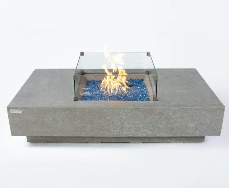 Monte Carlo Fire Table - Avenue Design high end outdoor furniture in Montreal