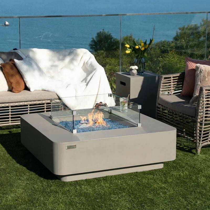 Lucerne Fire Table - Avenue Design high end outdoor furniture in Montreal