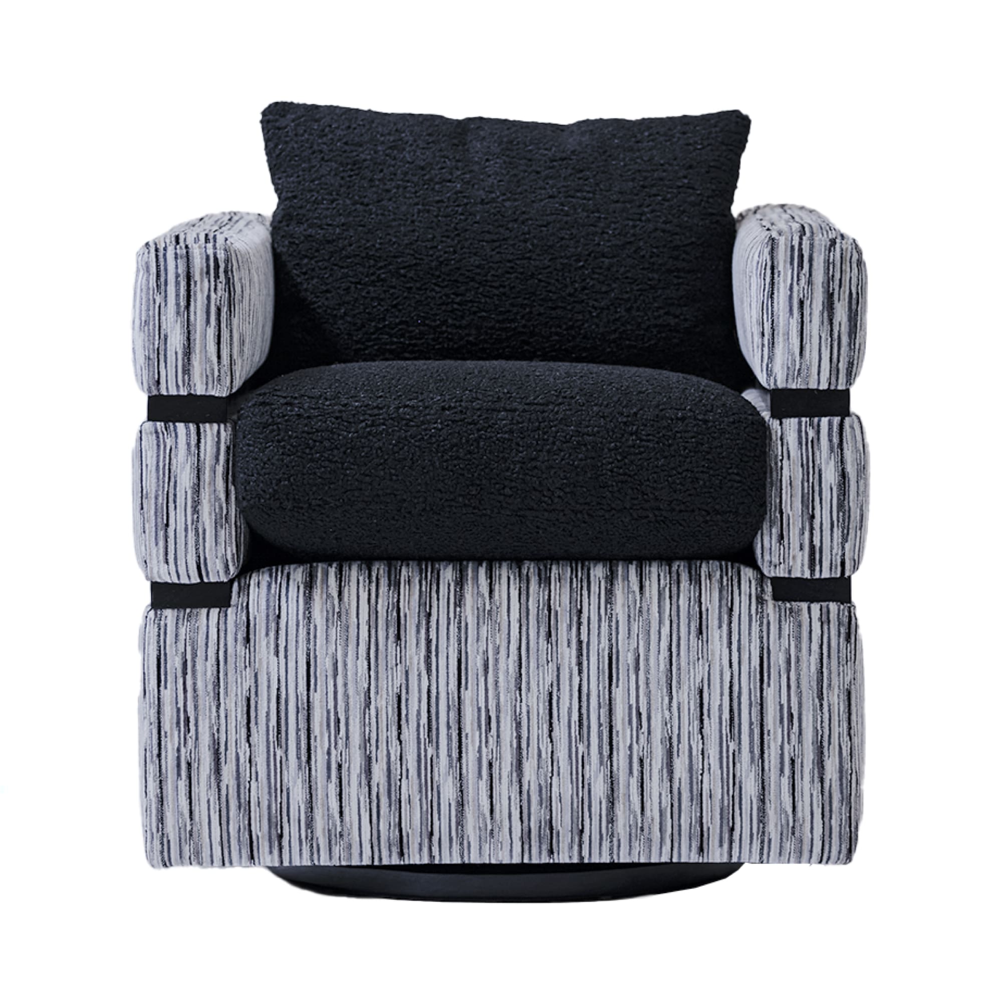 Randall chair face Randall Swivel Chair - Avenue Design high end furniture in Montreal