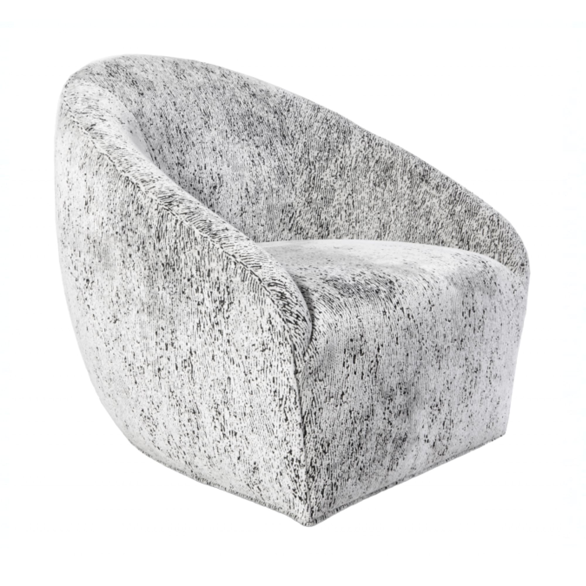 Tulip chair angle Tulip Swivel Chair - Avenue Design high end furniture in Montreal