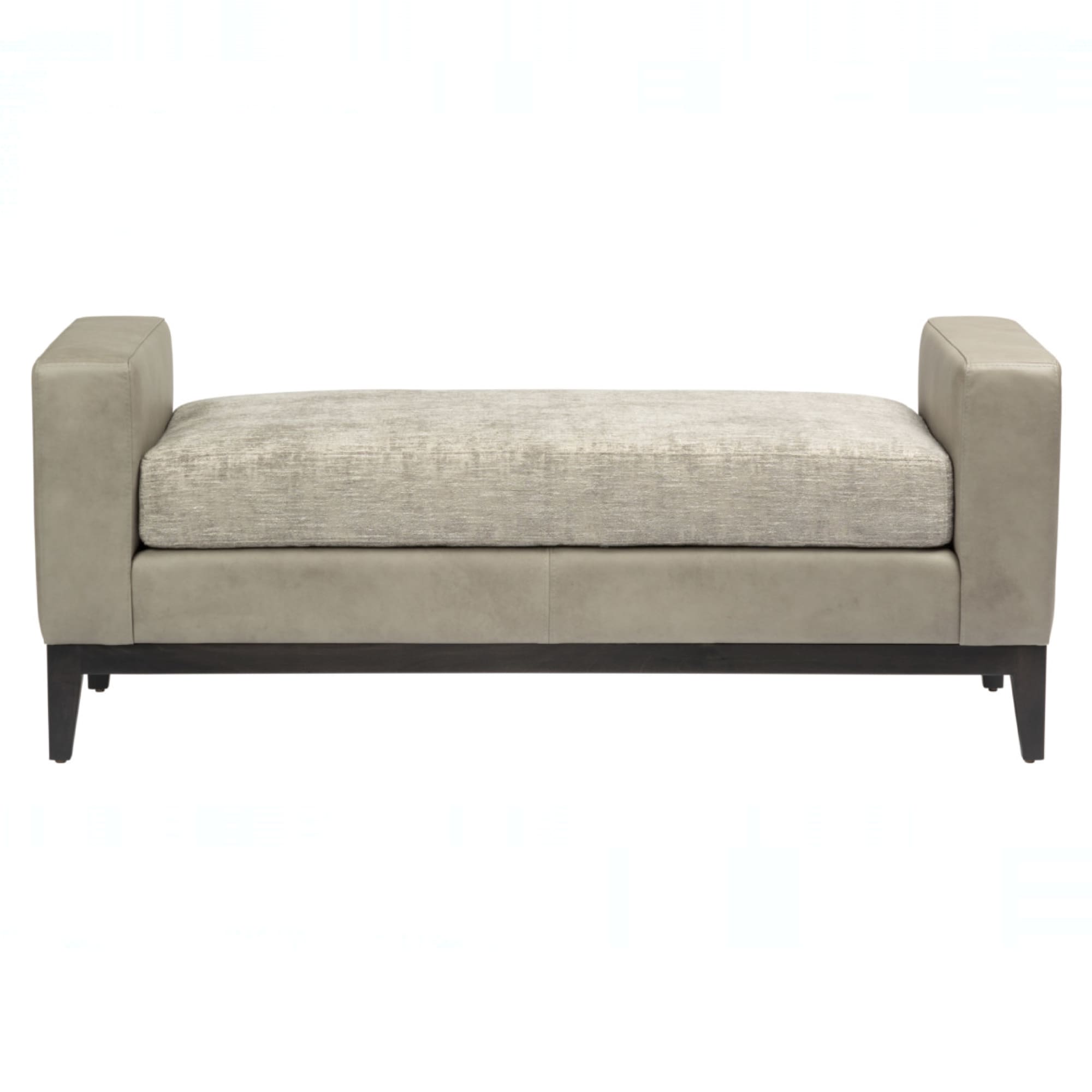 Diego bench face Diego Ottoman - Avenue Design Canadian high end furniture in Montreal