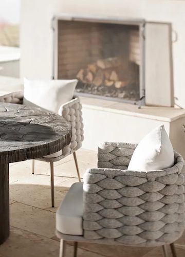 Outdoor dining chairs - Avenue Design high end furniture in Montreal